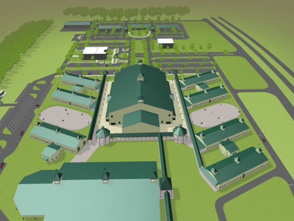 Southeastern North Carolina Agricultural Center  schematic equestrian